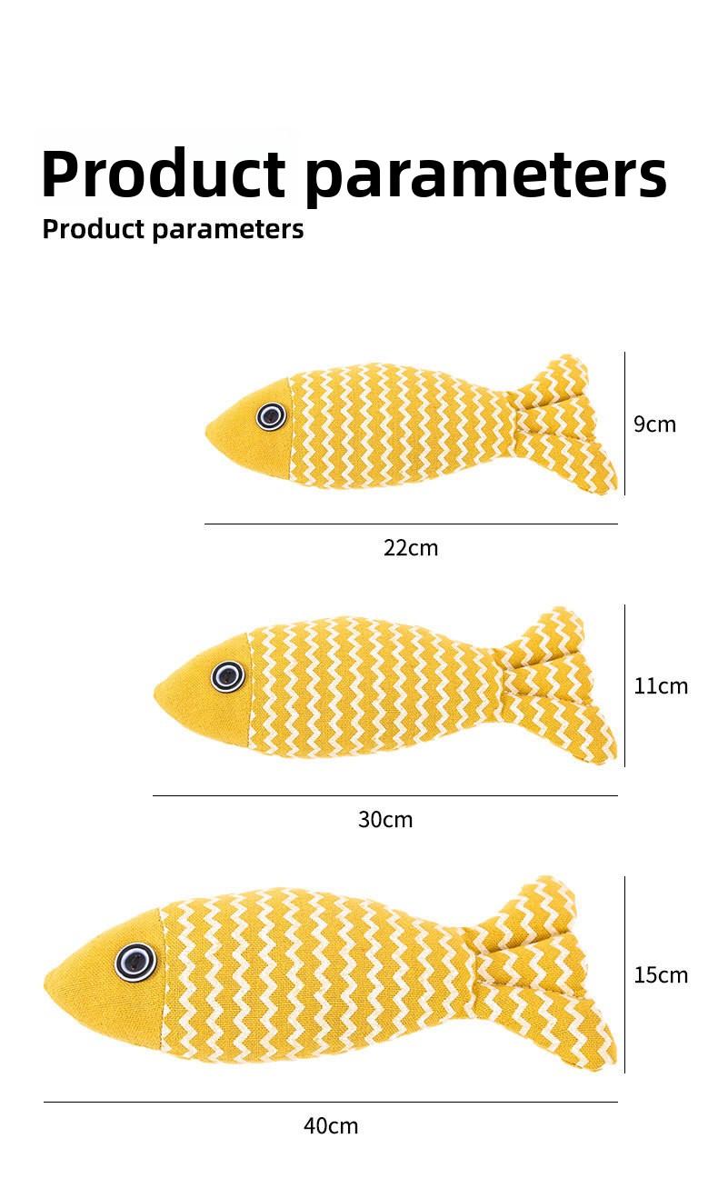 Cat Toys, Self-Entertainment Kitten Teaser Wand, Boredom Relief Catnip Simulated Fish, Kitten Teething Pet Supplies