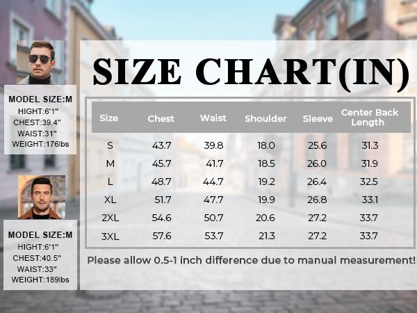 COOFANDY Men's Double Breasted Pea Coat Winter Overcoat Short Trench Coat Notched Collar