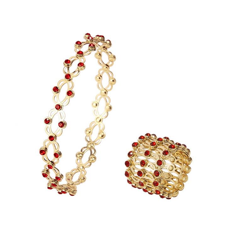 Magic Transformable Retractable Fashion Ring, Two Ways to Wear in One Piece, Instantly Turns into Adjustable Bracelet, Ideal Surprise Gift