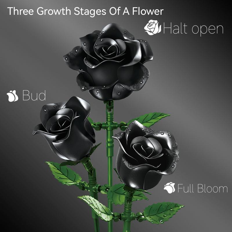 New Creative Flower Bouquet Building Block Set, Fun Assembly Toy, Ideal Gift for Kids & Adults, DIY Educational Construction Toy, Holiday Gift