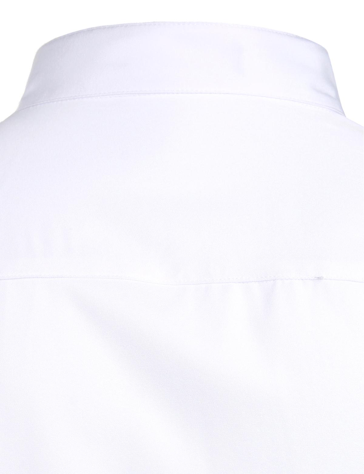 ZEROYAA Mens Hipster Solid Slim Fit Long Sleeve Mandarin Collar Dress Shirts Polyester Fabric Stylish Casual Business Shirt