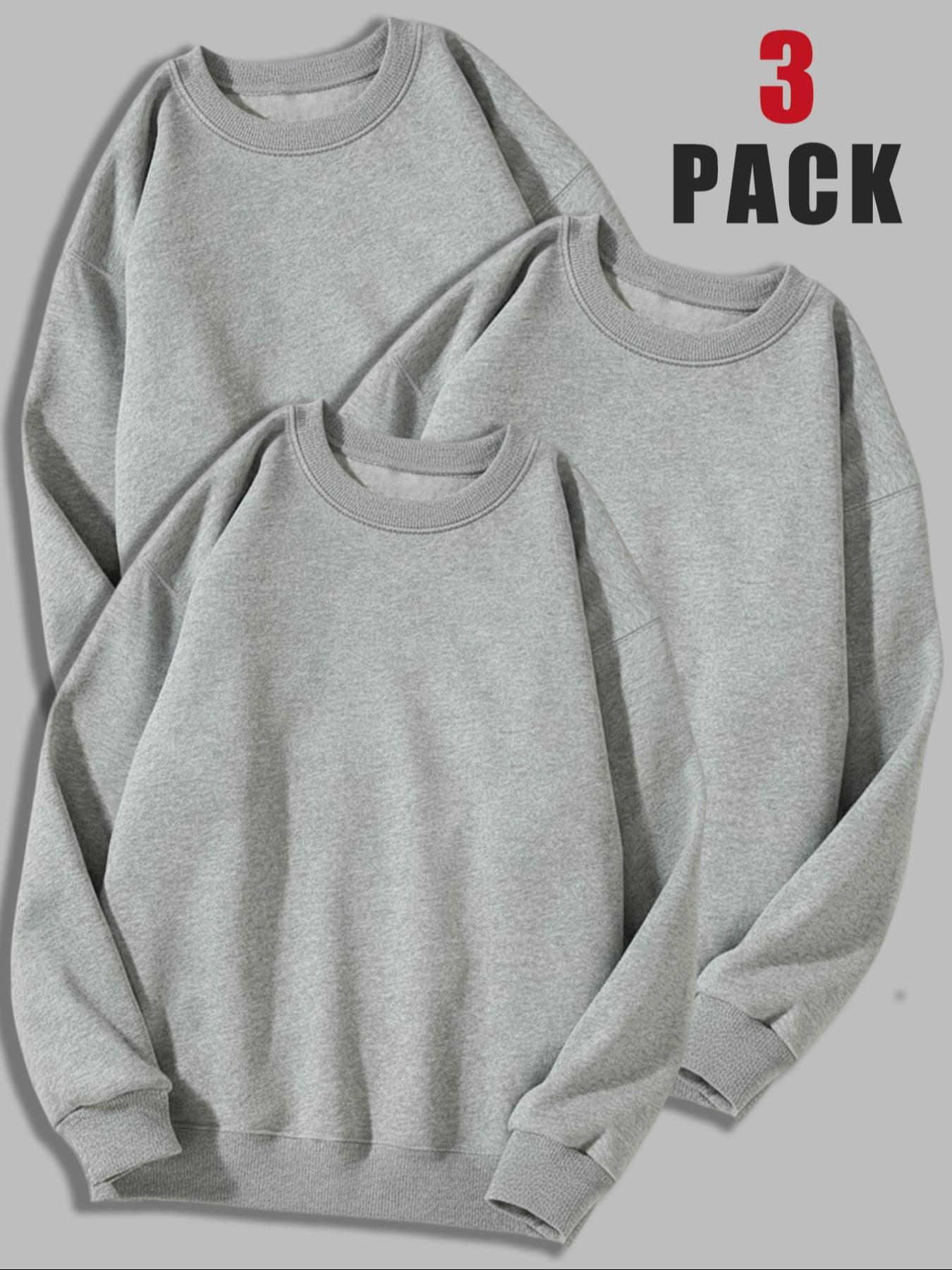 Women's Long Sleeve Pullover Sweater Set, Sweatshirts, Casual Fitted Round Neck Top, Fall & Winter Warm Clothing, Letter Pattern Design