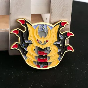 Anime Monster Enamel Pin Cool Fighter Brooches Woman Men Backpack Accessories Bags Badge Fashion Lapel Jewelry Gift for Friends