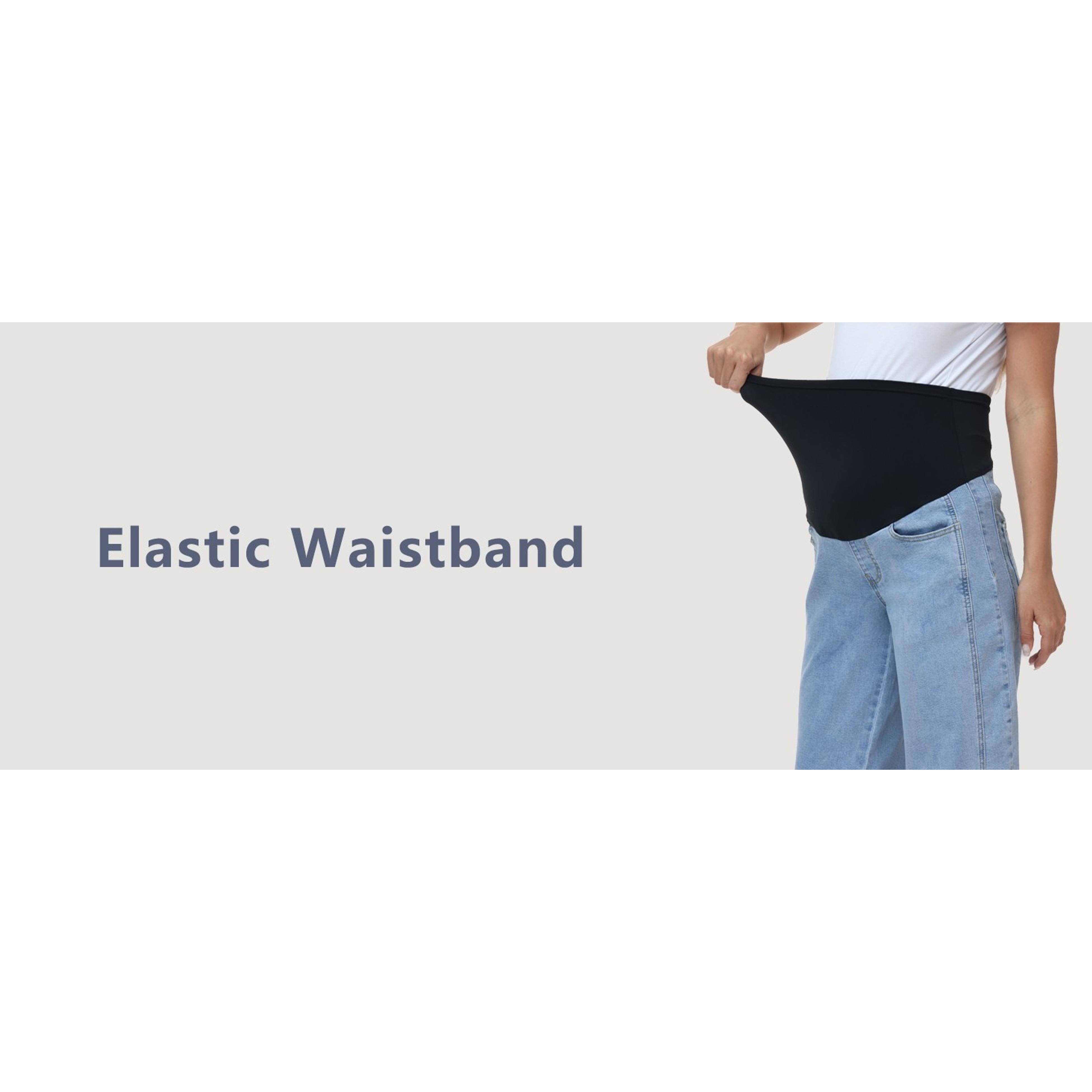 Maternity Barrel Jeans Wide Leg Denim Pants | Over Belly, Comfy Stretchy Fabric, Basic Pockets, Baggy Loose Jeans, Pregnancy Work Casual Pants, Maternity Clothes Maternity Barrel Jeans Wide Leg Denim Pants | Over Belly, Comfy Stretchy Fabric, Basic Pockets, Baggy Loose Jeans, Pregnancy Work Casual Pants, Maternity Clothes
