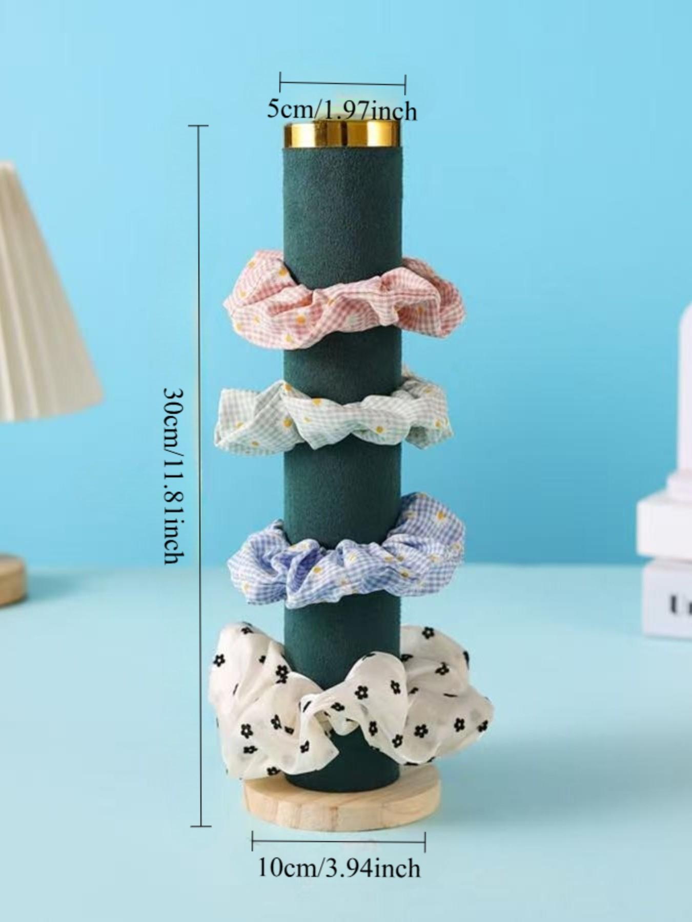 High-Quality Velvet Headband Display Stand, Jewelry Watch Hair Tie Bracelet Organizer, Boutique Accessory Storage Rack