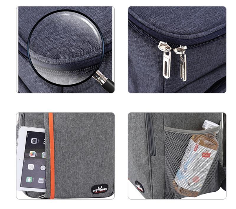 18L Portable Thermal Lunch Bag Food Box Durable Waterproof Cooler Ice Insulated Case Camping Oxford Dinner Backpacks Icebox