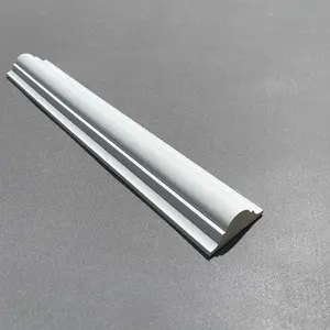 6-Piece PU Foam Decorative Corner Trim, Imitation Plaster Wall Moulding for Stylish Interior Design, Durable Architectural Materials