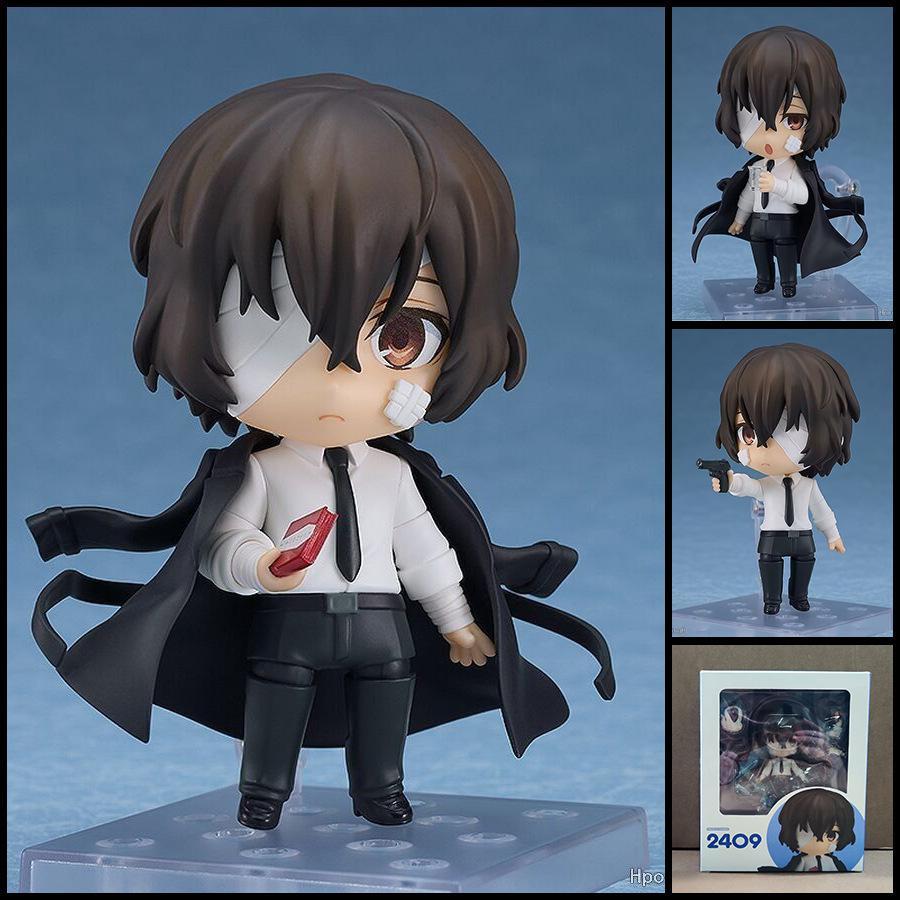 Bungo Stray Dogs Anime 893# Nakajima Atsushi Dazai Osamu Edogawa Rampo Figures Toy Cartoon Model Movable Doll Ornament Xmas Gift
