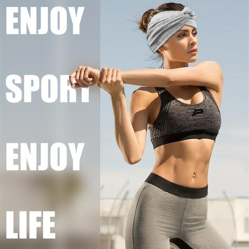 4 Pack Turban Headbands for Women Wide Vintage Head Wraps Knotted Cute Hair Band Accessories