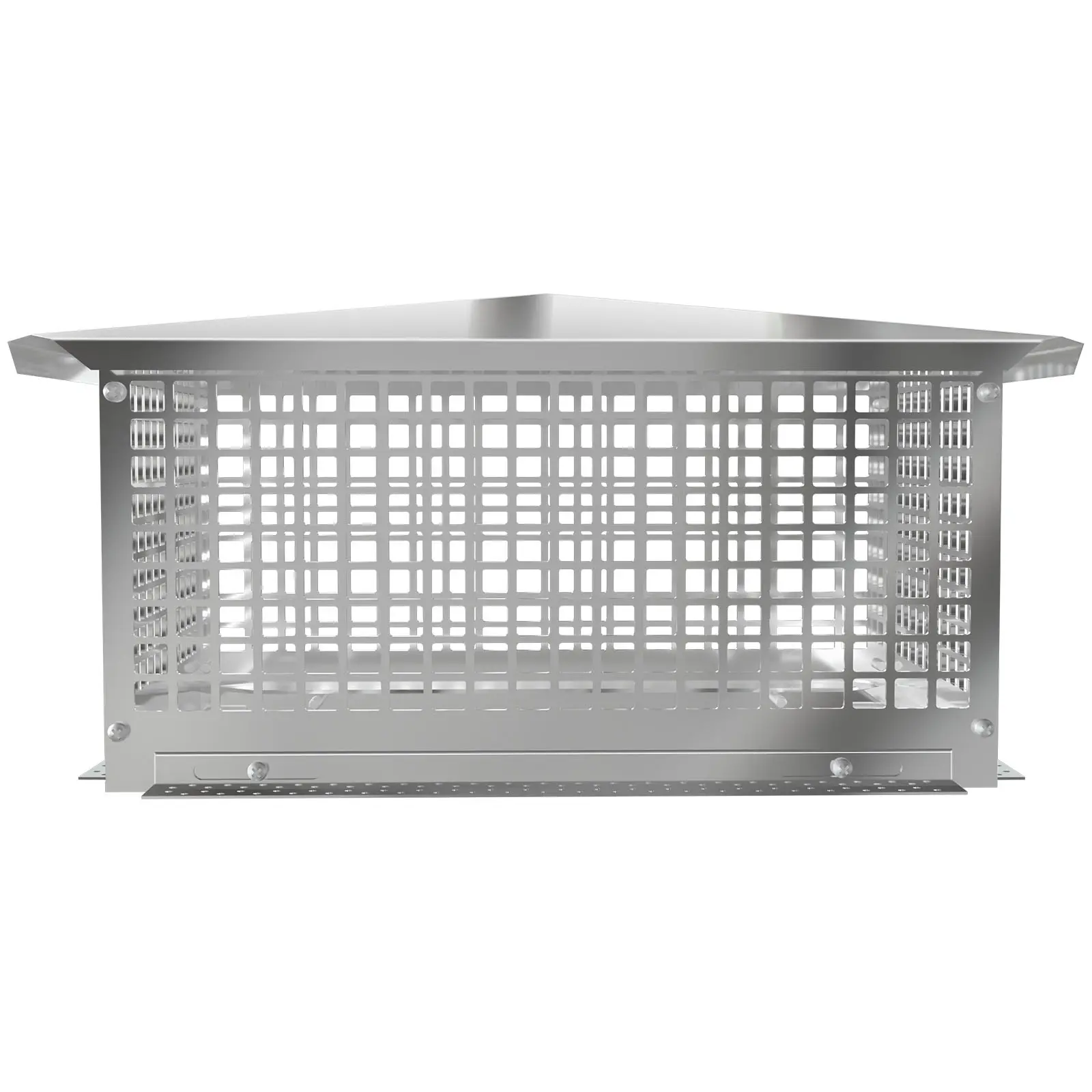Chimney Cap, 13" x 21" Flue Caps, 304 Stainless Steel Fireplace Chimney Cover, Adjustable Metal Spark Arrestor with Bolts Screws, Mesh Chimney Flue Cover for Outside Existing Clay Flue Tile