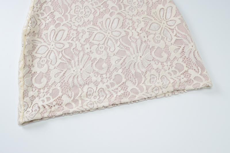 Women's Elegant Solid Lace Floral Cut Out Mock Neck Flared Sleeves Bodycon Dress, Plain Slim Fit Long Sleeve Package Hips Mini Short Dress for Party Club Holiday, Women Dress for Spring Fall