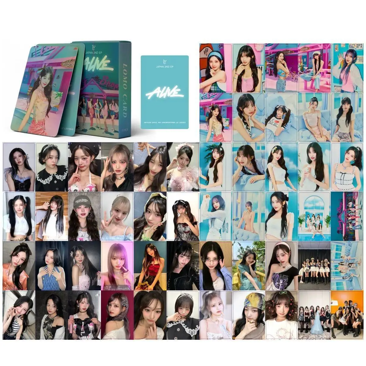 55pcs/set SECRET 2026 SEASON'S GREETINGS lomo Star Holographic Photocards Photo Lomo Cards Fans Collection Printed Cards