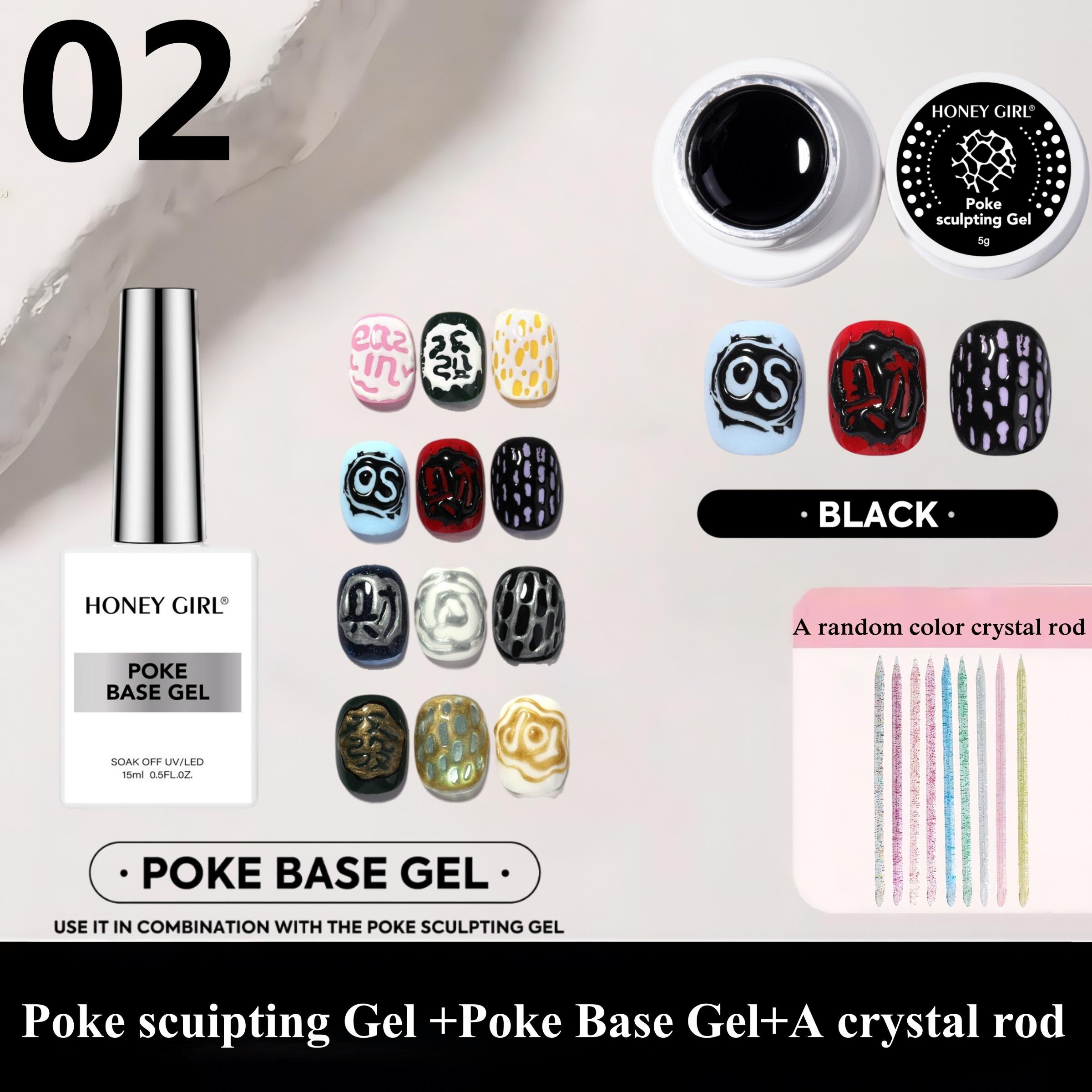 New Nail Art Stamp Set, High Saturation Stamper Gel with Base Coat & Dual-Head Tool, Creative DIY Design Kit, Perfect Salon Gift