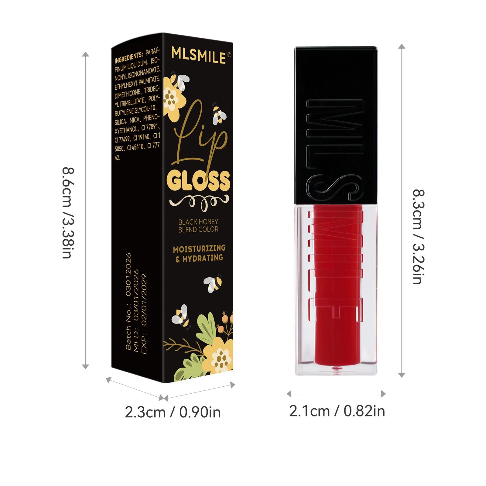 Honey Lip Gloss, 3 Color Options, Moisturizing & Nourishing, Multi-Functional Beauty Item, Perfect Valentine's Day Gift