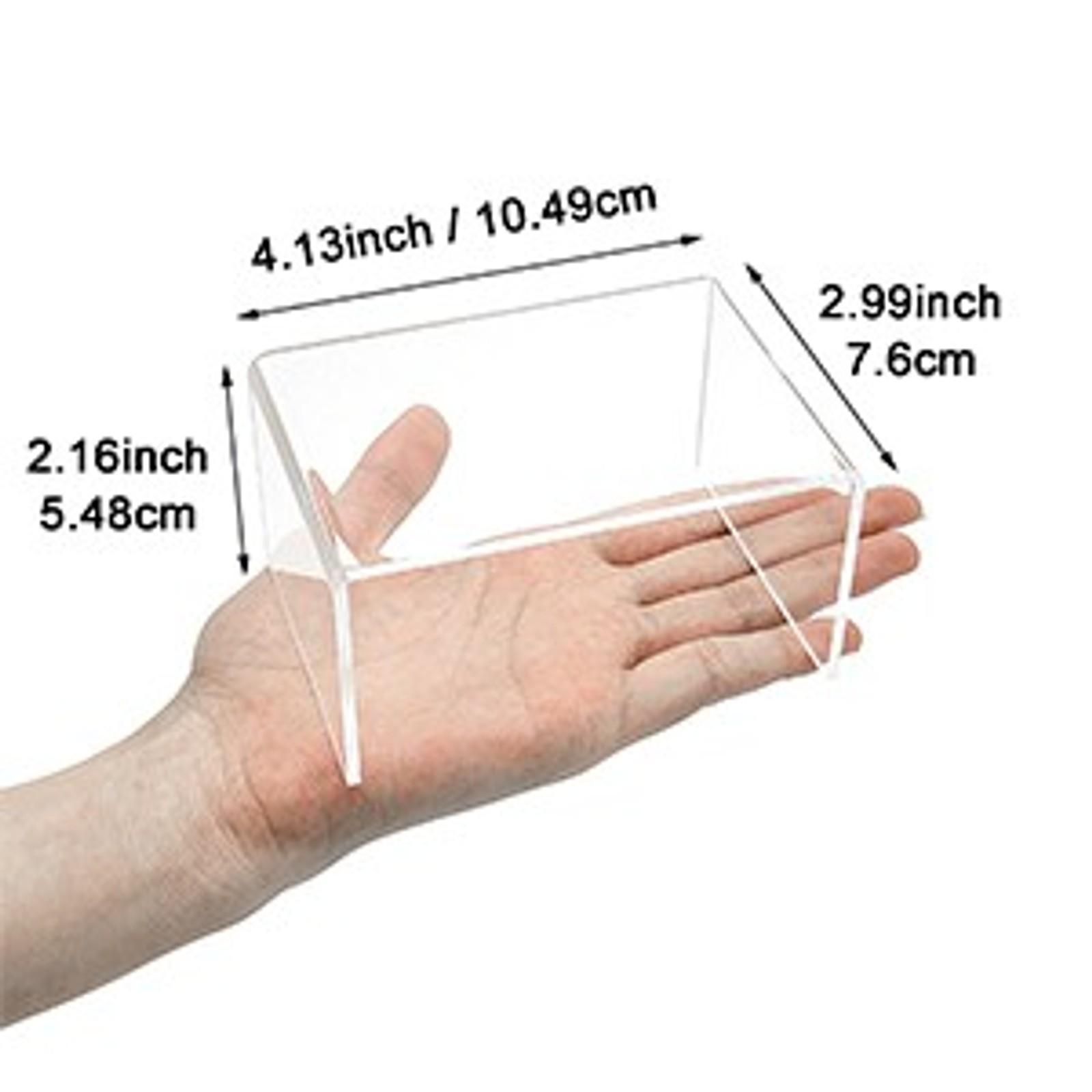 8Pcs Clear Acrylic Display Risers (6", 5", 4", 3") Transparent Product Stand, Cupcake Holder Dessert Display Showcase Stands, Candy Bar Risers, Acrylic Lifts Display for Figures