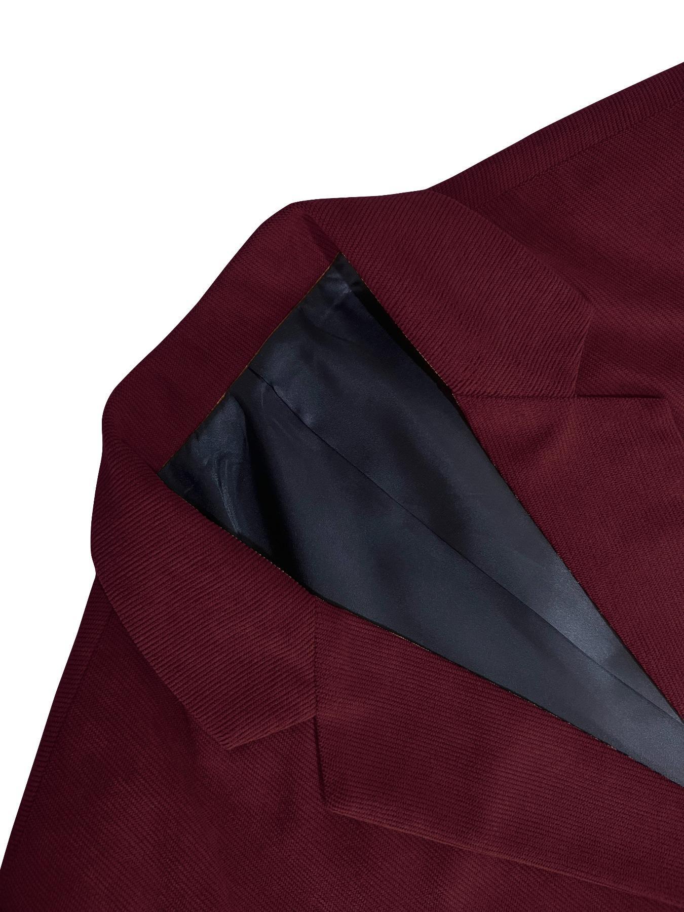 Men's Casual Suit Jacket Long Sleeve, Stylish Western Wear Outerwear, Perfect for Daily & Formal Occasions, Comfortable Fit Design