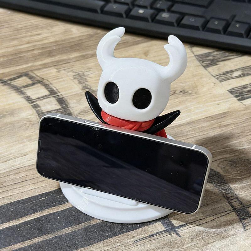 Hollow Knight Desktop Phone Stand, Game Character Figurine, Lazy Streaming Holder, Trendy Collectible, 1 Piece, Gaming Accessories
