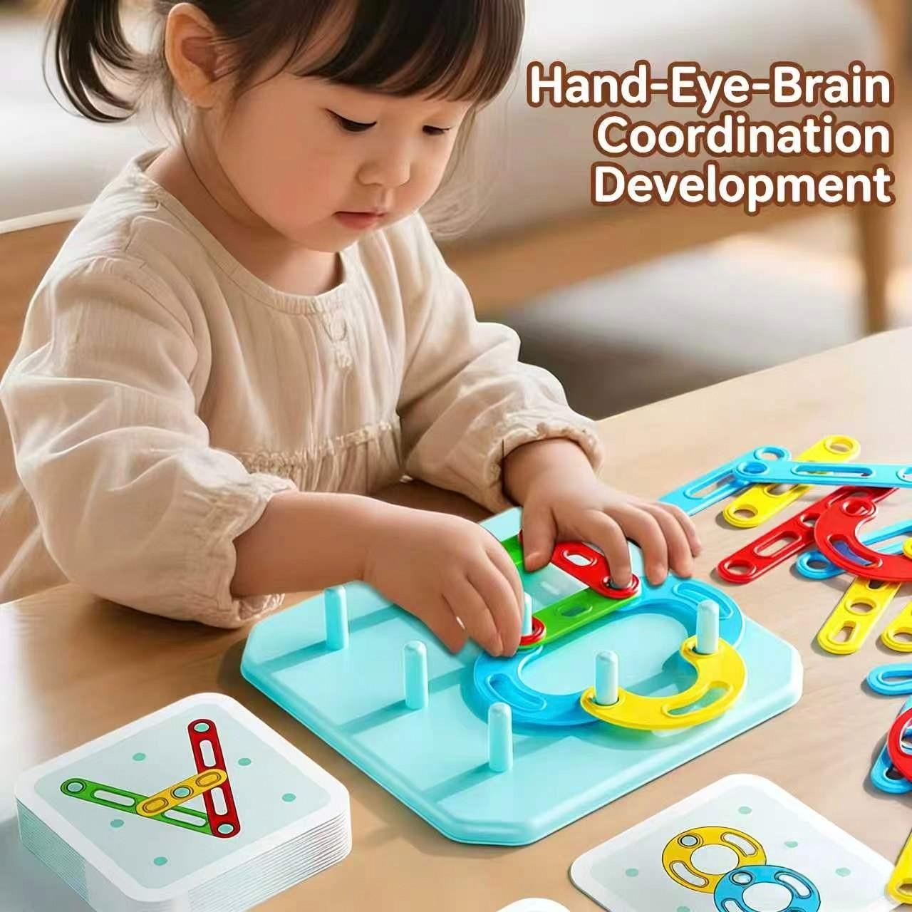 A set of versatile stackable column-shaped children's toys, early education toys, puzzle toys, geometric matching creative game toys, learning toys, holiday gifts, birthday gifts, suitable for children aged 3