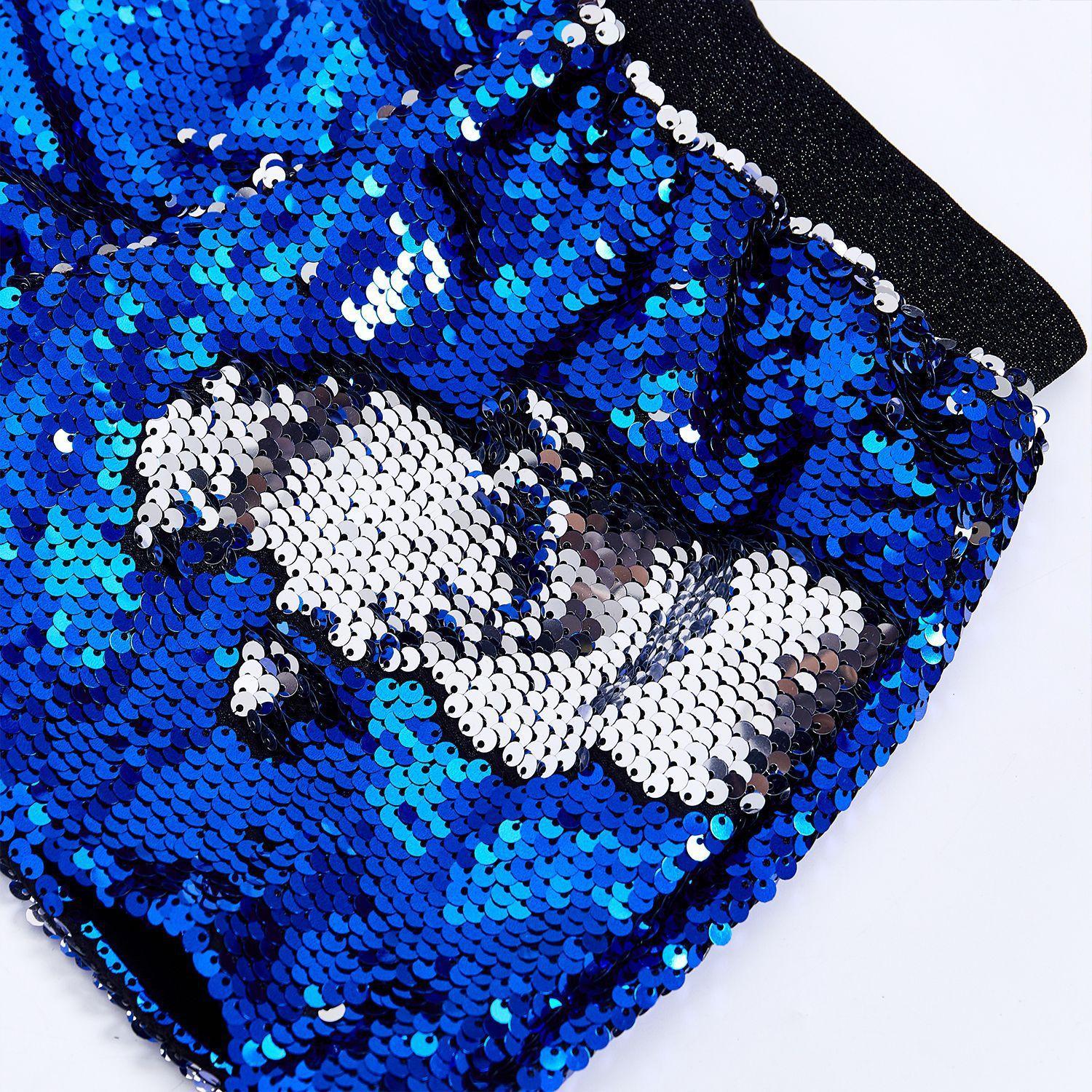 2026 New Reversible Sequin Shorts for Women,Versatile Elastic Waist Loose Fit Street Style Cool and Trendy Womens Sequined Short