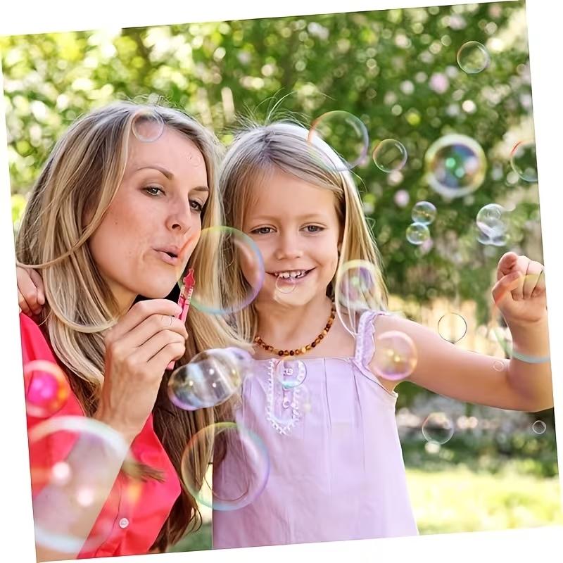 10pcs Outdoor Bubble Sticks, Fun Bubble Blowing Sticks, 4 Mixed Styles, Ideal for Christmas, Weddings, Parties, Outdoor Celebrations