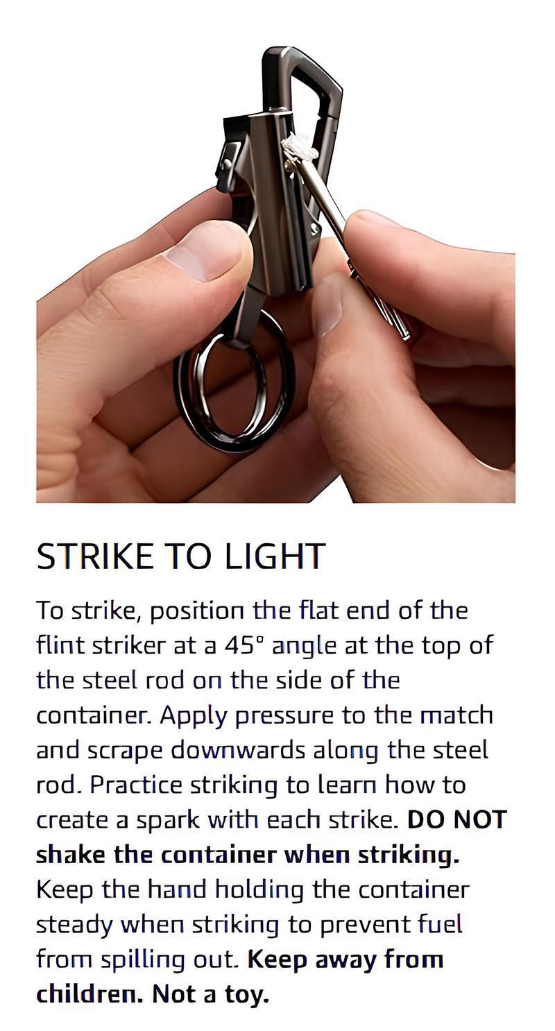 Permanent Match Infinity Lighter, 3-in-1 Multifunctional Metal Keychain Lighter with Bottle Opener, Waterproof Reusable Windproof Flint Fire Starter for Camping Hiking Travel Survival, Lighter Fluid Not Included Permanent Match Infinity Lighter, 3-in-1 Multifunctional Metal Keychain Lighter with Bottle Opener, Waterproof Reusable Windproof Flint Fire Starter for Camping Hiking Travel Survival, Lighter Fluid Not Included