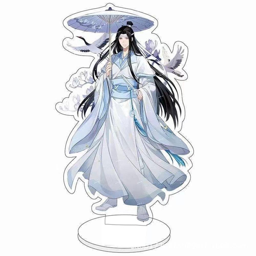 15CM Hot Anime Acrylic Stand Model MO DAO ZU SHI Cartoon Figures Wei Wu Xian And Lan Wang Ji Su She Collection Gifts