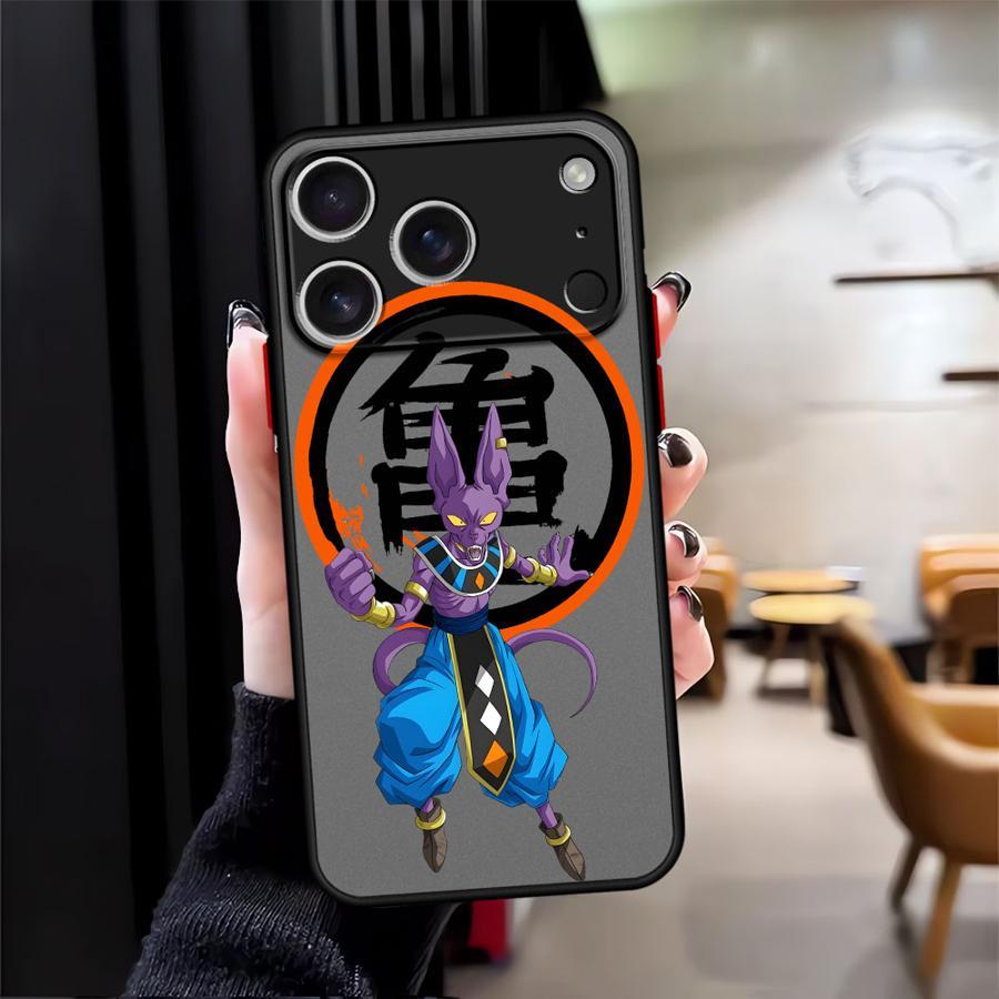 Anime Beerus Funda Back Phone Cover Case for Iphone 17 16 15 14 13 12 11 17Air Plus Pro Promax Samsung Galaxy S26 S25 S24 S23 S22 Christmas Gift