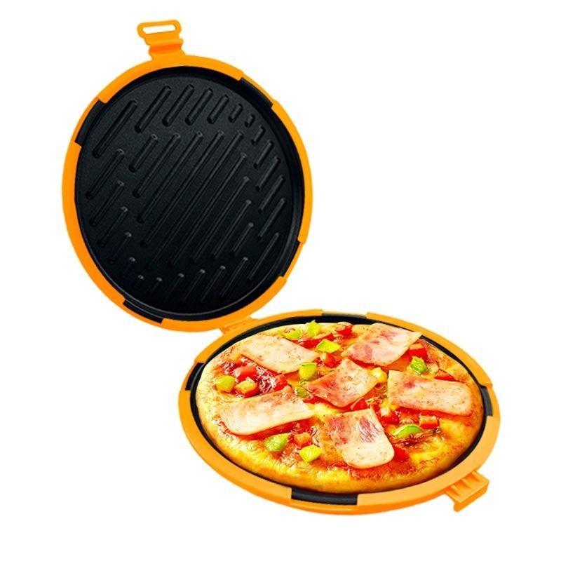 Upgraded Xl Grill Plate, All Purpose Grilling, Microwave Oven Special Baking Tray, Pizza, Chicken Wings, Beef Sandwiches, Toast Bread, Panini Machine, Grill Griddle