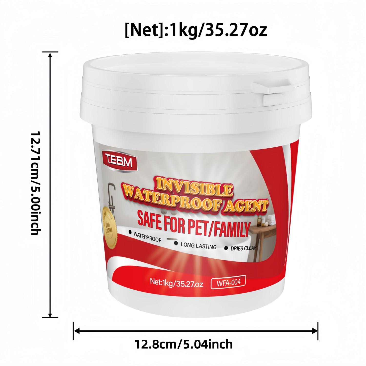 Invisible Waterproof Sealant with Brush, Quick-Dry Transparent Repair Glue, Durable Sealing Paint for Shower, Walls, Roof, DIY Home Improvement