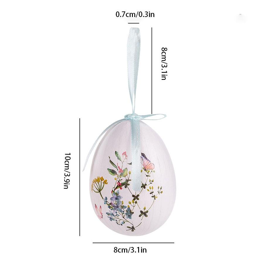 Easter Bow-Shaped Egg Hanging Decorations, Foam Packaging Paper, Rabbit Easter Eggs, Easter Hanging Ornaments, Gift Idea