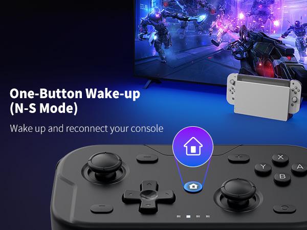 Mini Lightweight Pocket Wireless Game Controller Switch 1/2, Bluetooth-compatible Gaming Joystick for PC Android iOS Phone Tablet Laptop Huawei