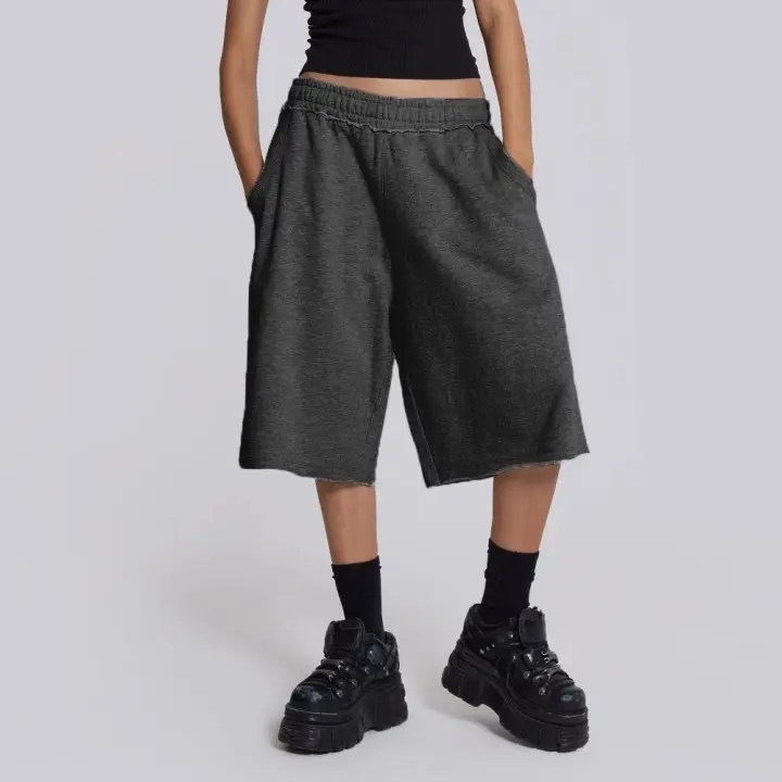 black shorts