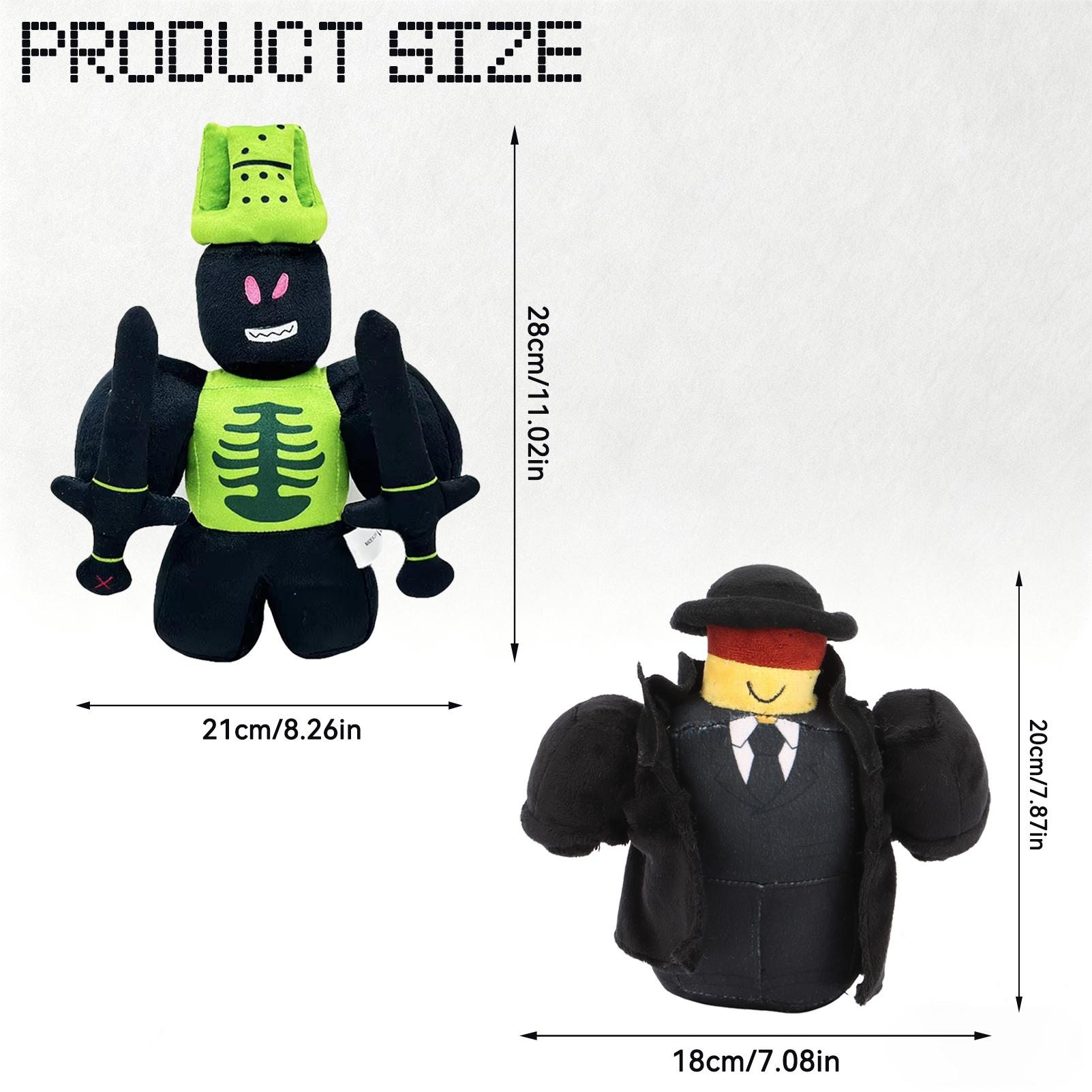 Forsaken Chance 1x1x1x1 Plush Toy Stuffed Animal, Featuring A Dark-Themed Dual-Sword Knight Design, Highly Faithful To The Game Character. A Must-Have For Game Fans, Perfect For Home Decoration, Gifting, Or As A Cushion.