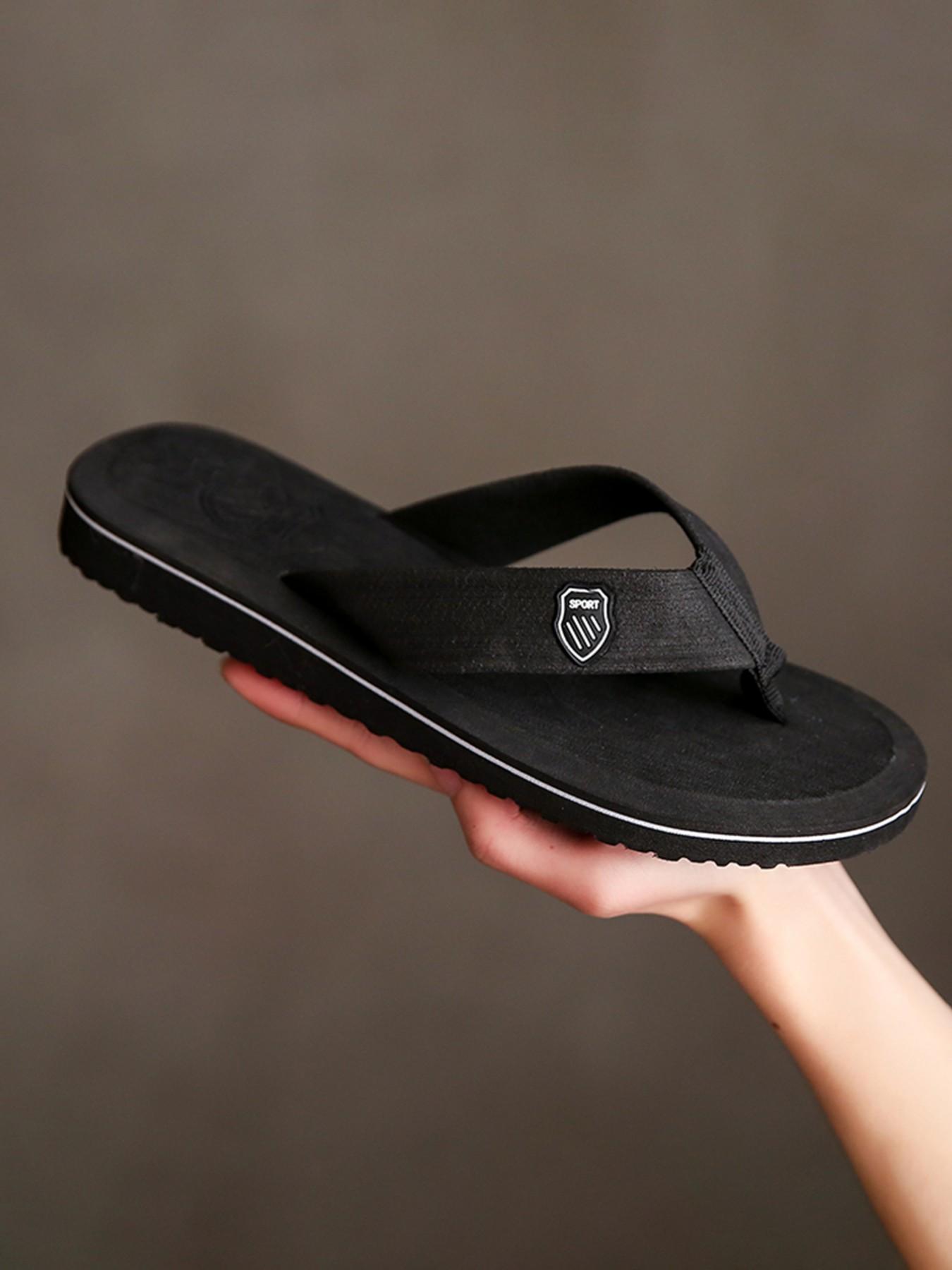 Summer 2026 Must-Have Men's Sandals, Korean Style Slip-Ons, Large Sizes Available, Soft Anti-Slip Sole, Beach & Home Wear, Multiple Colors