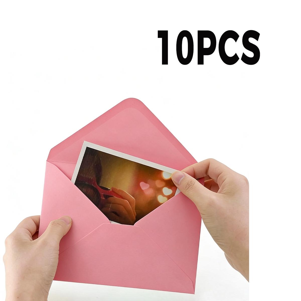 Paper Envelopes Set of 1-10, Invitation Envelopes, Self-Seal Paper Envelopes, Multiple Colors, Mini, Medium, Large, Window Envelopes, Card Holders