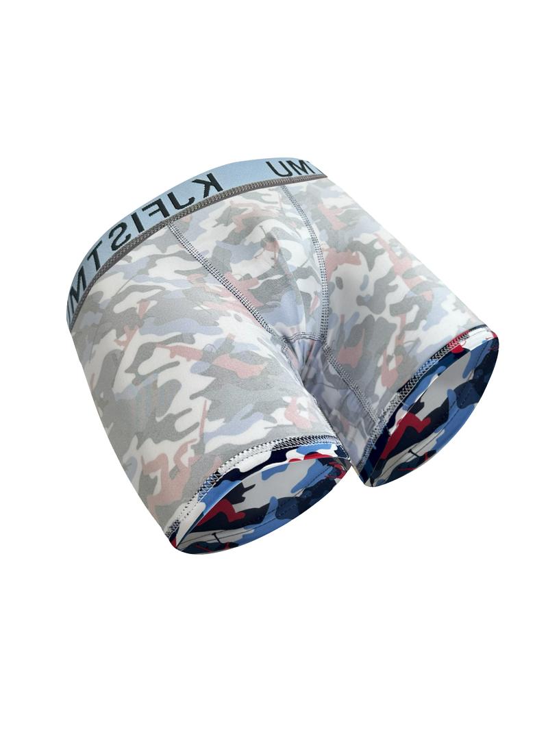 KJFISTMU Men's Boxer Briefs 12-Piece Random Set Autumn Clothing Breathable Antibacterial Fashionable Printed Graffiti Sport Underwear Comfortable Fitted Elastic Waistband Anti-Slip Soft Lightweight Fabric Menswear Bestie