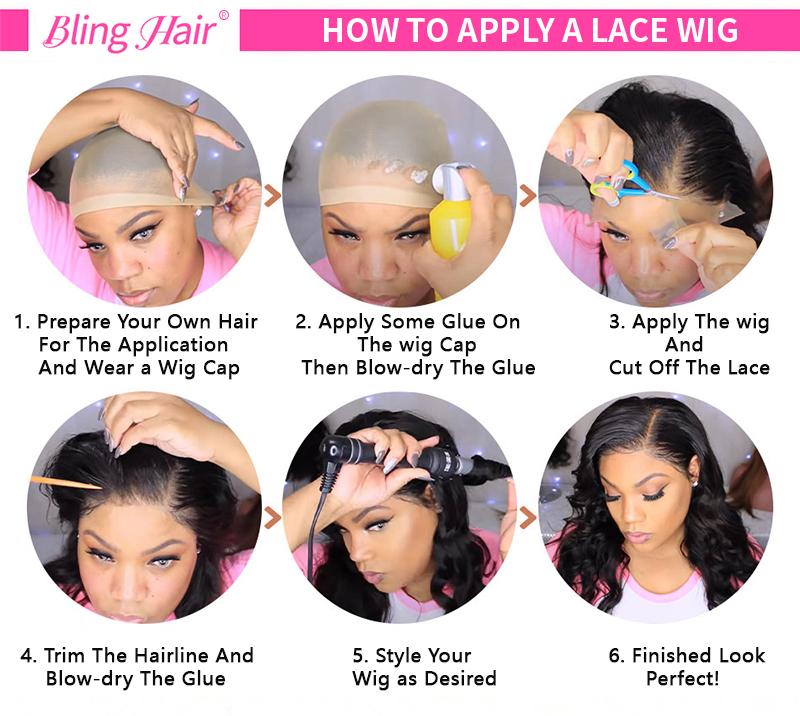 Bling Hair Deep Wave HD Lace front 13x6 13x4 Kinky Curly Human Hair Wigs Transparent Lace Frontal Wig PrePlucked 180 Density Wigs For Women with Baby Hair TikTokShopHolidayHaul