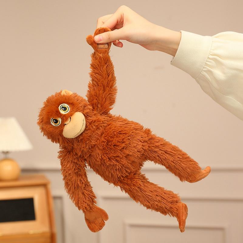 40 cm / 60 cm Punch Little Monkey “Mom” Plush Toy—a soft and fluffy stuffed animal perfect for home decor, car decorations, wedding season, children’s birthday gifts, and Mother’s Day gifts.