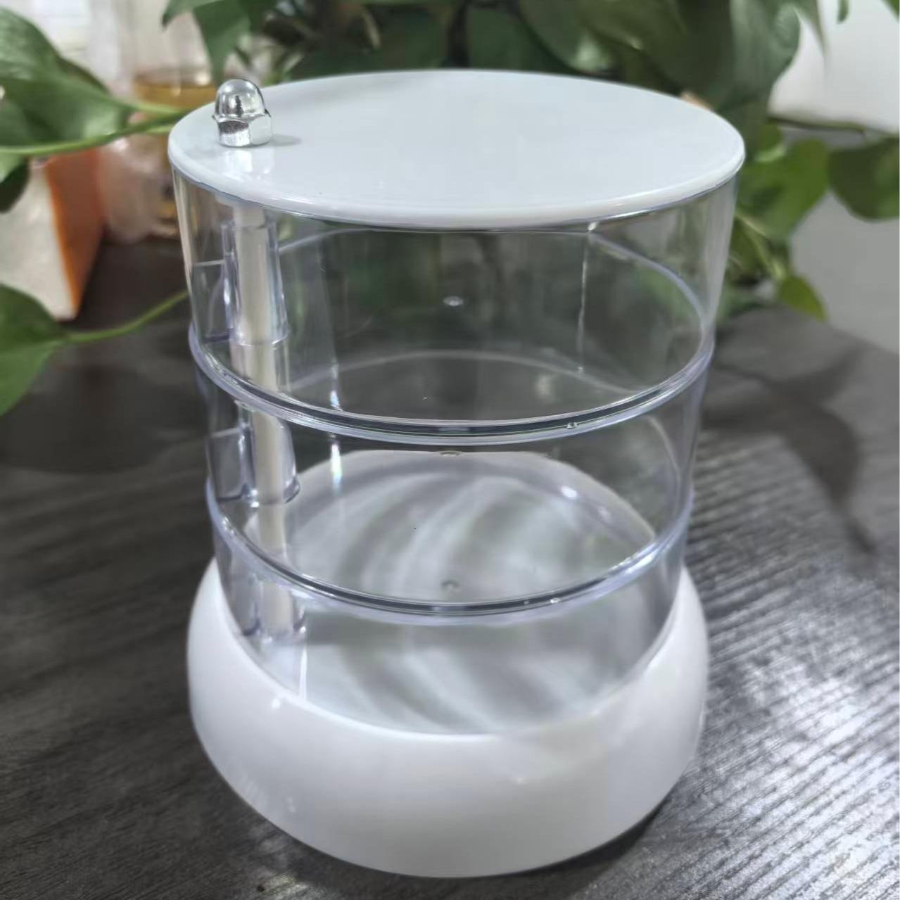 Rotating Large Capacity Cosmetic Organizer Box, Multi-Functional Desktop Storage Tray, Ideal for Vanity, Bathroom, Travel, Large Countertop Rack