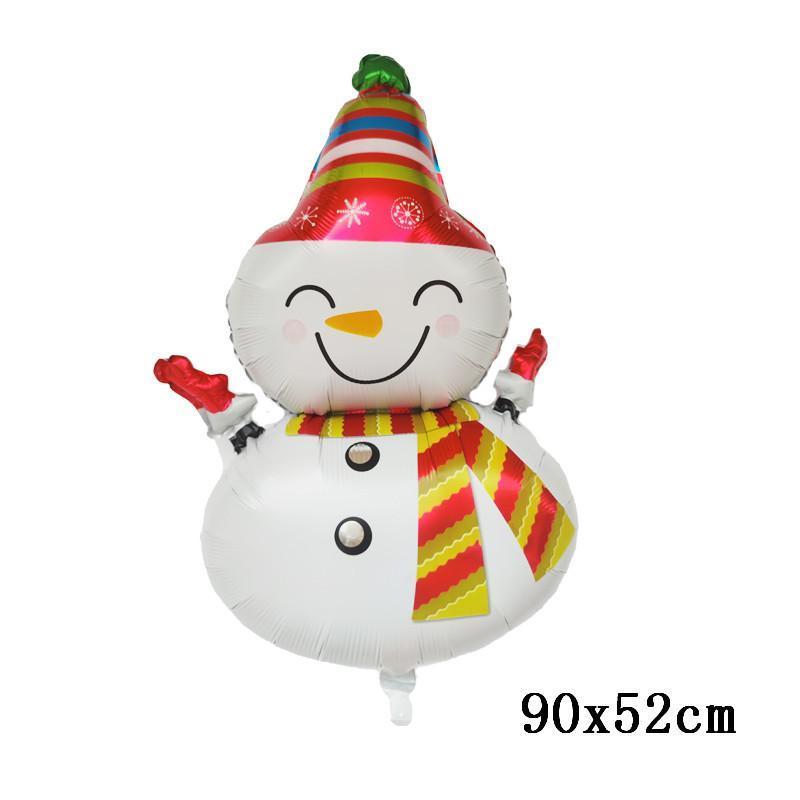Big Gingerbread Man Balloon Foil Kids Balloon Christmas Balloon Xmas Balloon Christmas Party Decoration 2023 New Year Supplies