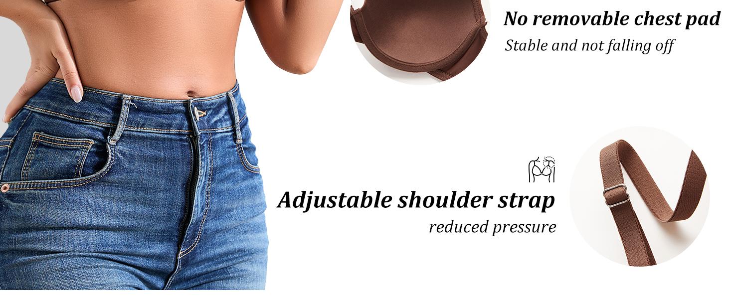 5-Pack Women's Underwire T-Shirt Bras – Soft, Breathable, Seamless support Comfy push bra bras women