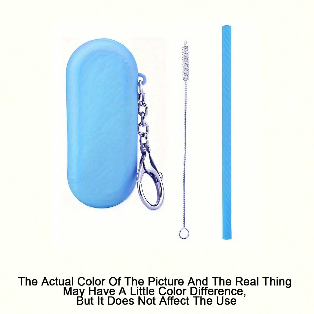 Reusable Silicone Straw with Storage Box, Foldable Lightweight Portable Handy Drinking Straw, Ideal for Travel, Parties, and Learning