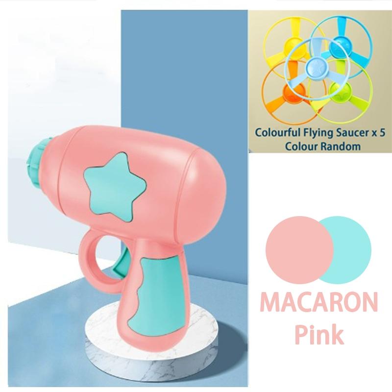 Interactive Flying Cat Toy Set, Includes 1 Light-Up Spinning Top & 5 Flying Propellers, Kitten Tracking Toy for Training & Chasing