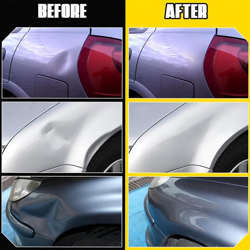 Car Dent Puller Kit, Car Dent Remover, Car Repair Tools, Body Repair Tool with Dual Rods, Ice Scraper, Adjustable Suction Cup, Easy Use Design, High Quality Material