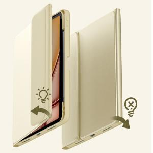 Detachable Wireless KB Folio Case for 11-in iPad Air (M4/M3/M2, 4th/5th Gen) with 7-Color Backlit, Pencil Holder, Starlight, Detachable Kb