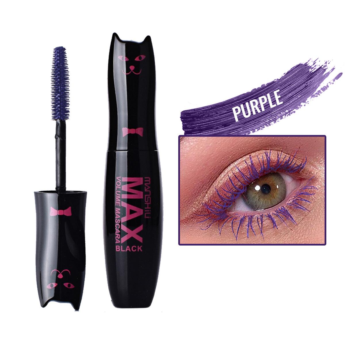 Manshili Cat Mascara Color Curled Mascara