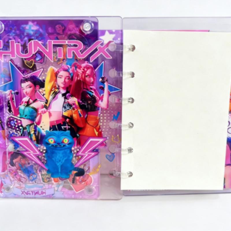 Girl group shake music book acrylic binder book a7 notepad notebook cartoon cute diy creative shake