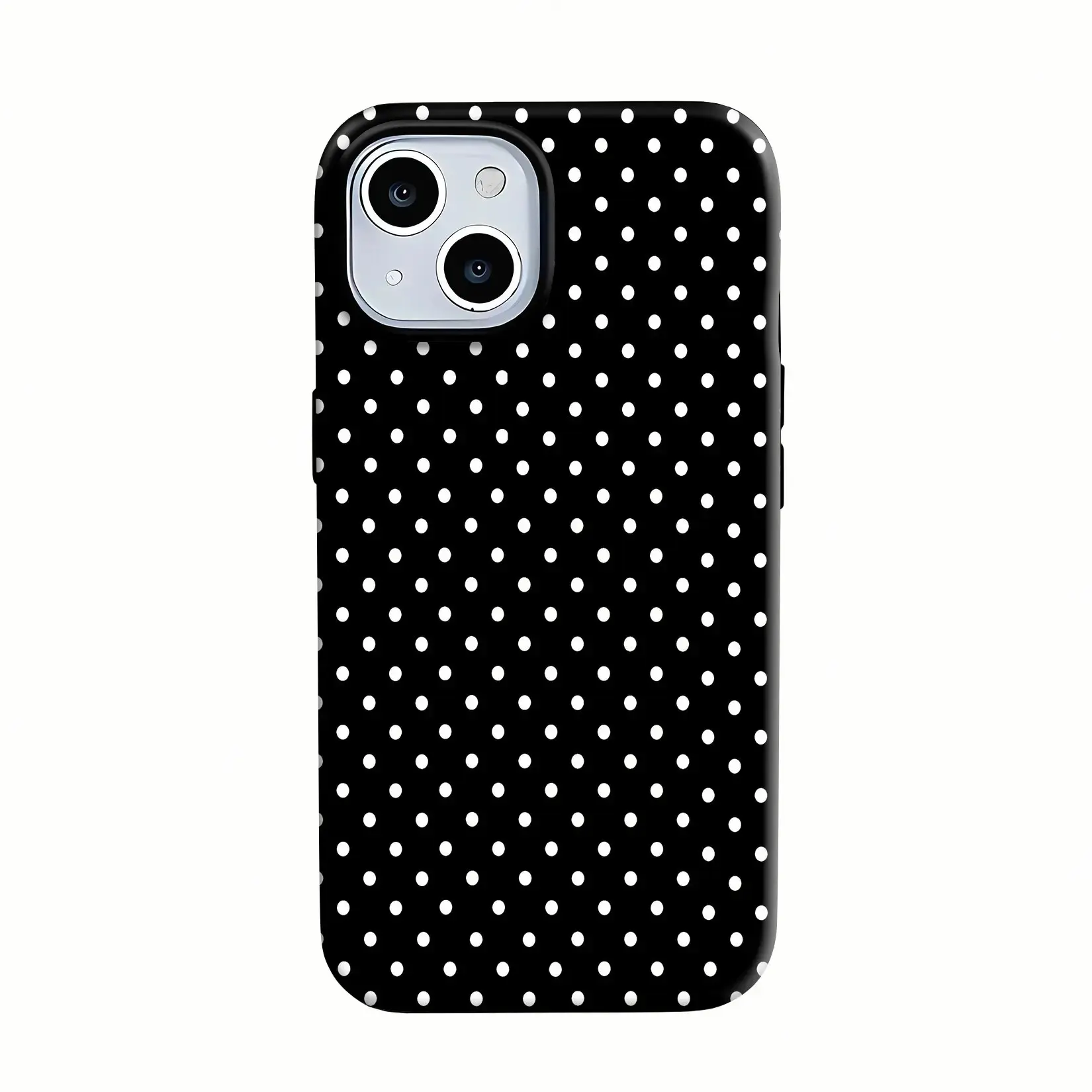 Polka Dot Phone Case for Apple 17P/16/15/14/13/12/11, Double-Layer Premium Shockproof Waterproof Device Protector, Aesthetic Stylish Gift for Girls (Christmas Offer Eligible)