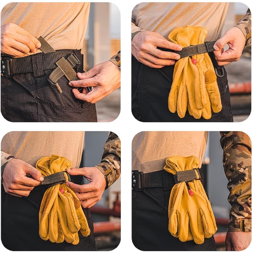 Multi-Functional Glove Hook, Outdoor Keychain, Rope Organizer, Tactical Gear Clip, Camping Gloves Hanger, Military Hook, Camping Essentials