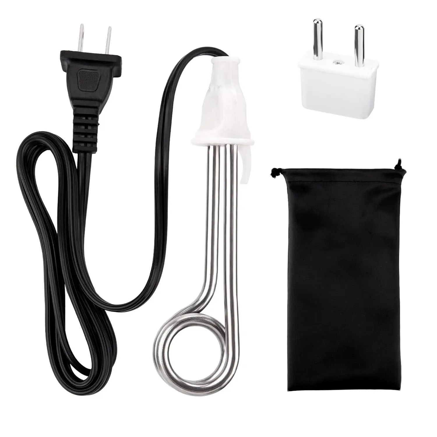 Travel Camping Tea Immersion Heater Portable Immersion Water Heater 300W Dual Voltage 120/240V